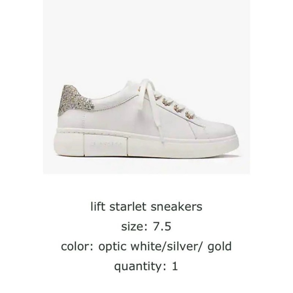 lift starlet sneakers new Kate spade white